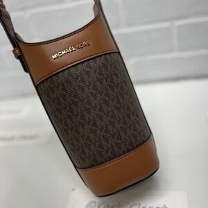 Michael Kors Wine Bottle Holder Bag Luggage Multi NWOT